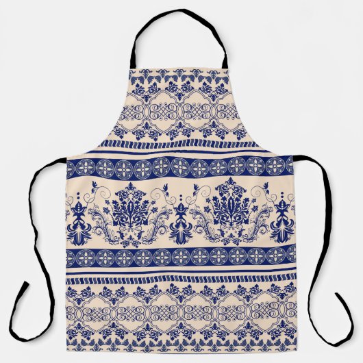 Classic Damask: Nahtlose Ornamentik. Schürze (Vorderseite)