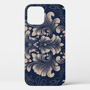 Classic Damask Nahtlose Viktorianische Textur Case-Mate iPhone Hülle