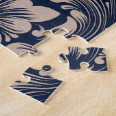 Classic Damask Nahtlose Viktorianische Textur Puzzle (Seite)