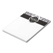 Classic Damask Notizblock (Rotiert)
