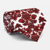 Classic Damask Red Krawatte (Gerollt)