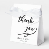 Classic Dankeschön Box für Party und Veranstaltung Geschenkschachtel (Vorderseite)