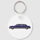 Classic Dark Blue Limo Schlüsselanhänger (Vorderseite)