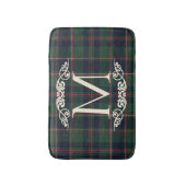 Classic Dark Blue Red Green Plaid Pattern Badematte (Vorderseite Vertikal)