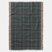 Classic Dark Blue Red Green Plaid Pattern Decke (Vorderseite Vertikal)