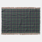 Classic Dark Blue Red Green Plaid Pattern Decke (Vorderseite)