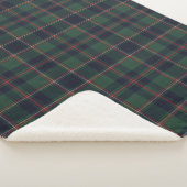 Classic Dark Blue Red Green Plaid Pattern Sherpadecke (3/4)