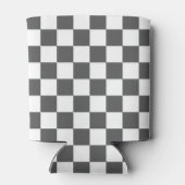 Classic dark grey checkerboard dosenkühler (Rückseite)