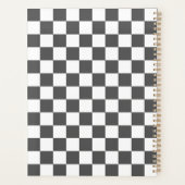 Classic dark grey checkerboard planer (Rückseite)