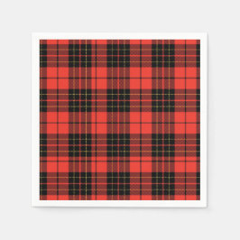 Classic Dark Red Baby Shower Napkins Serviette