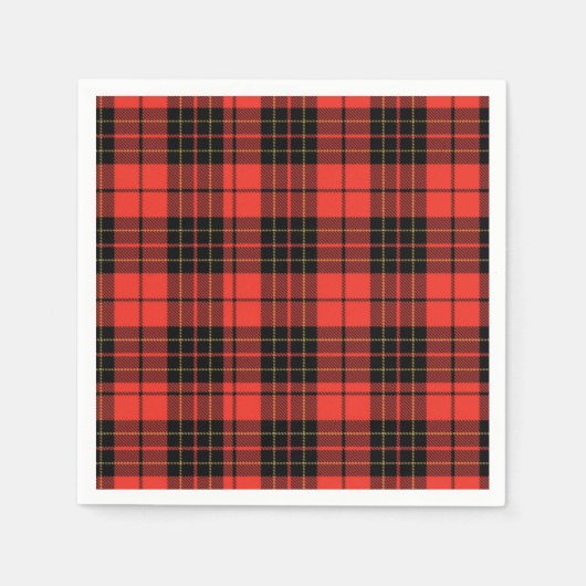 Classic Dark Red Baby Shower Napkins Serviette (Vorderseite)