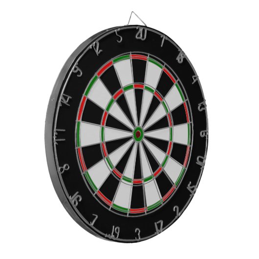 Classic Dart Board Dartscheibe (Vorderseite Links)
