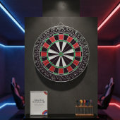 Classic Dartboard Arrow Pattern Game Design Dartscheibe