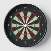 Classic Dartboard Uhr (Vorderseite)
