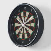 Classic Dartboard Uhr (Winkel)