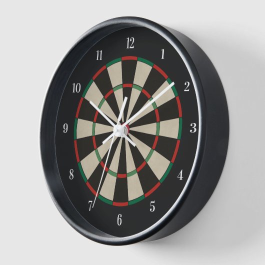 Classic Dartboard Uhr (Winkel)