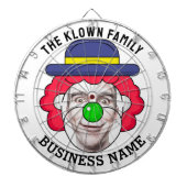 Classic Dartboard with custom text and photo Dartscheibe (vorne)