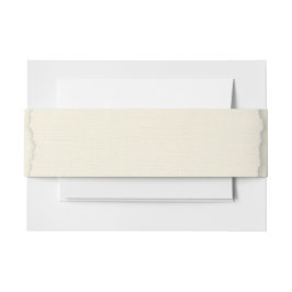 Classic Deckle Edge Elfenbein Einladungsbanderole