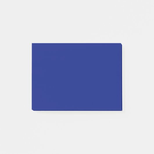 Classic Deep Blue Solid Color Post-it Klebezettel (Vorderseite)