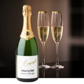 Classic Design CUSTOM-Interaktion Schaumweinetikett