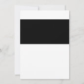 Classic Detective, Mord Mystery Birthday Party Einladung (Rückseite)