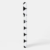 Classic Diamond Black and White Schachbretts iPhone Hülle (Linke Seite)