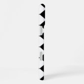 Classic Diamond Black and White Schachbretts iPhone Hülle (Rechte Seite)