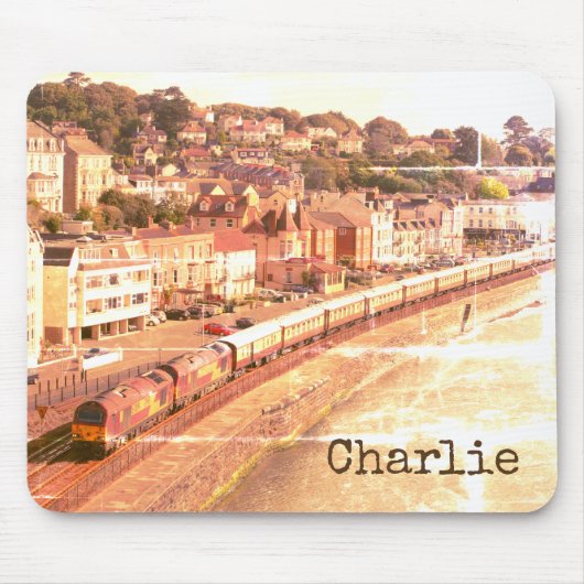 Classic Diesel, Orient Express, Ihr Name Mousepad (Vorne)