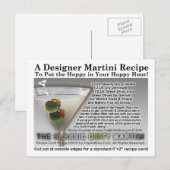 Classic Dirty Martini Rezept Postkarte (Vorne/Hinten)