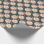 Classic Distressed Baseball Geschenkpapier (Ecke)