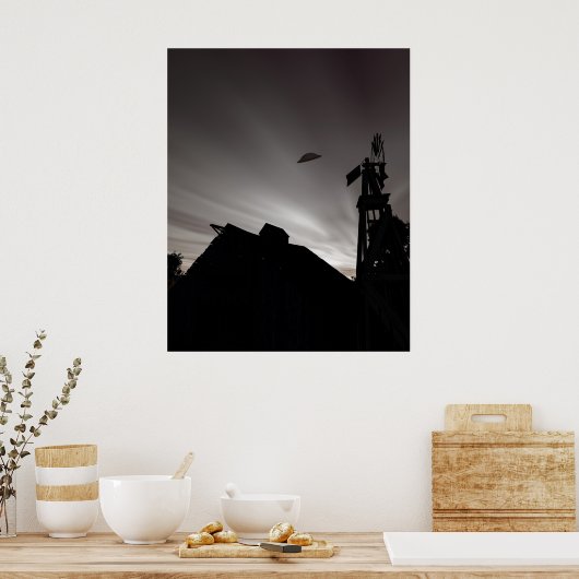 Classic Domed Saucer 2 Poster (Küche)