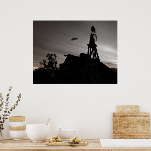 Classic Domed Saucer Poster (Küche)