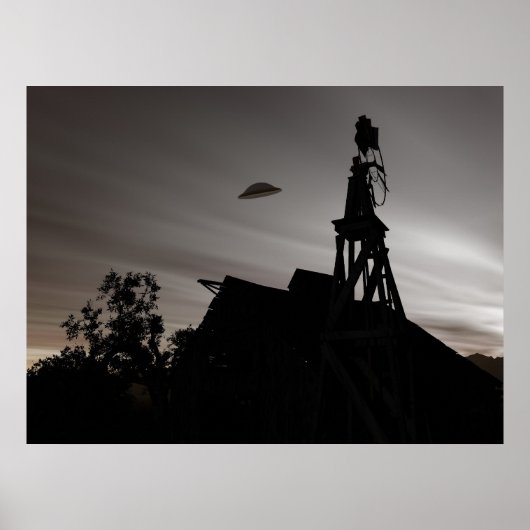 Classic Domed Saucer Poster (Vorne)