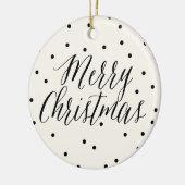 Classic Dots Custom Ornaments Keramik Ornament (Links)