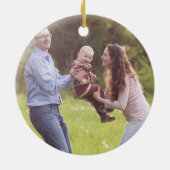 Classic Dots Custom Ornaments Keramik Ornament (Hinten)