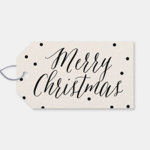 Classic Dots Weihnachtsgeschenke Tags Geschenkanhänger