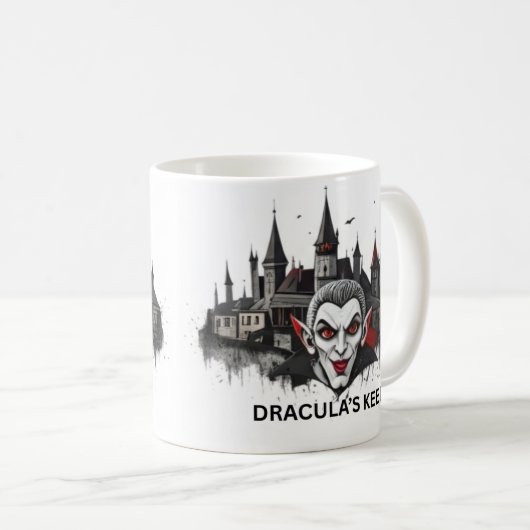Classic Dracula Vampire Mug Kaffeetasse (VorderseiteRechts)
