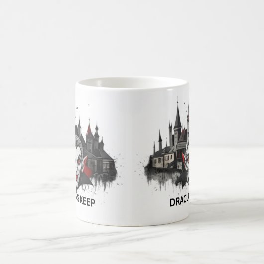 Classic Dracula Vampire Mug Kaffeetasse (Mittel)