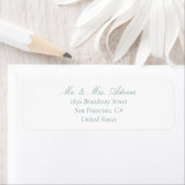 Classic Dusty Blue Pre-Addressed Return (Insitu)