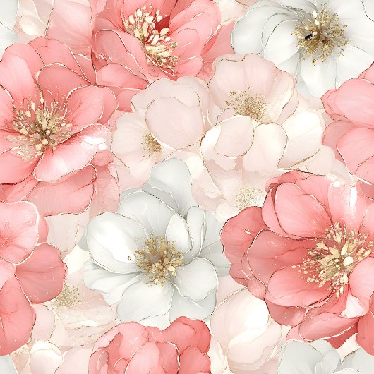 Classic dusty pink and gold 80th birthday plate pappteller