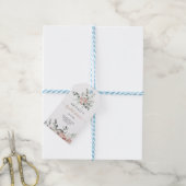 Classic Dusty Pink Rose Brautparty Geschenkanhänger (Mit Garn)