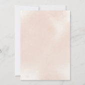 Classic Dusty Pink Rose Bridal Lingerie Dusche Einladung (Rückseite)