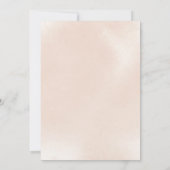 Classic Dusty Pink Rose Bridesmaids Luncheon Einladung (Rückseite)