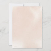 Classic Dusty Pink Rose Floral Engagement Party Einladung (Rückseite)