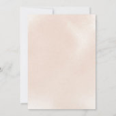 Classic Dusty Pink Rose Floral Erste Kommune Einladung (Rückseite)