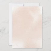 Classic Dusty Pink Rose Floral Nuestra Boda Einladung (Rückseite)