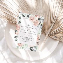 Classic Dusty Pink Rose Lässige Hochzeit