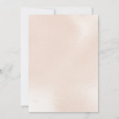 Classic Dusty Rose Floral Brautparty Einladung (Rückseite)