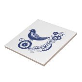 Classic Dutch Blue Delft Tile Bird Design Fliese (Seite)