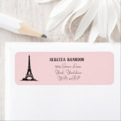 Classic Eiffel Tower Script Rücksendeadresse (Insitu)